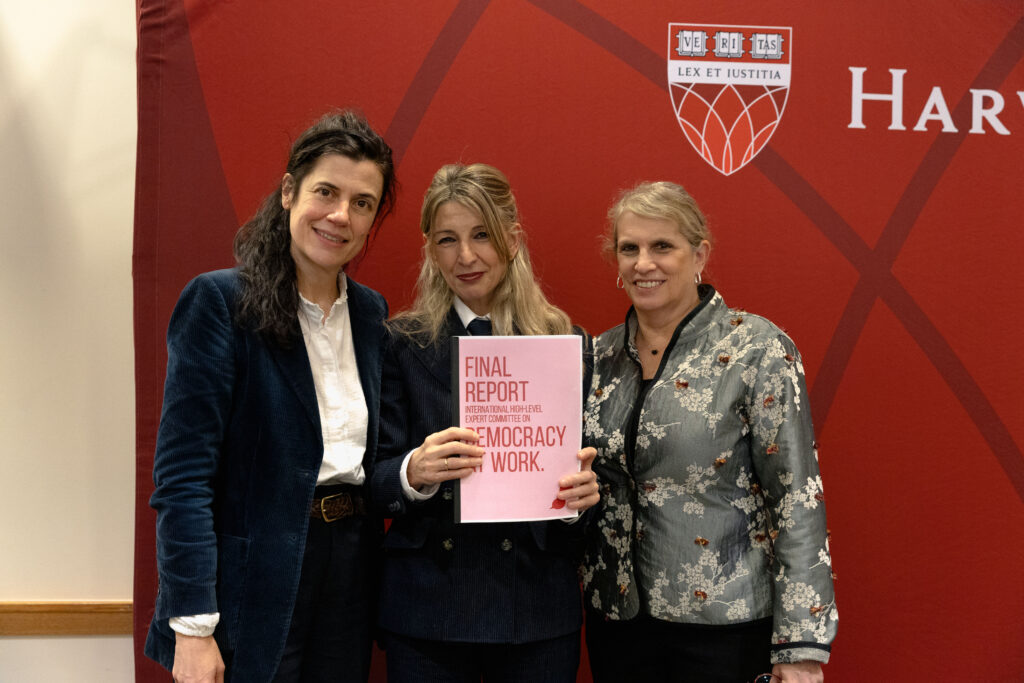 Isabelle Ferreras, Yolanda Díaz Peréz, Sharon Block.